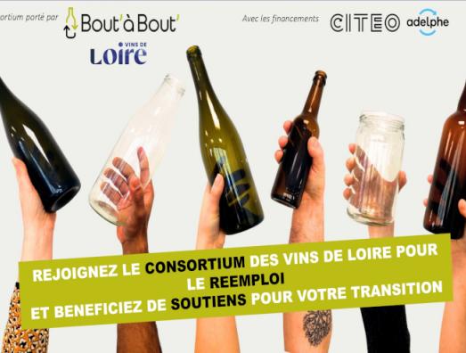 Rejoignez le consortium Vins de Loire pour le réemploi !