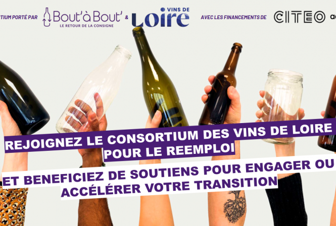 Rejoigniez le consortium Vins de Loire pour le réemploi !