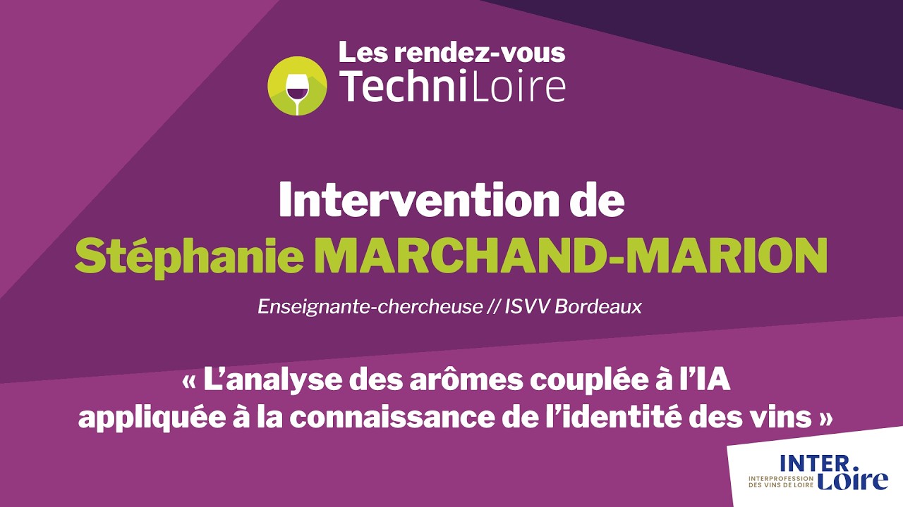 Analyse des arômes couplée à l'IA appliquée à la connaissance de l'identité des vins